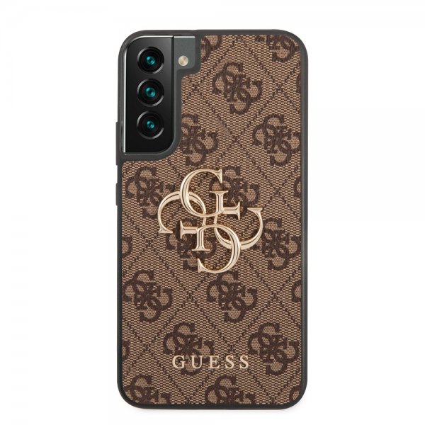 Guess Samsung Galaxy S22 Plus Suojakuori 4G Logo Ruskea