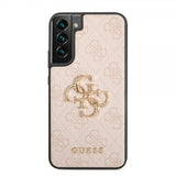 Guess Samsung Galaxy S22 Plus Suojakuori 4G Logo Pinkki