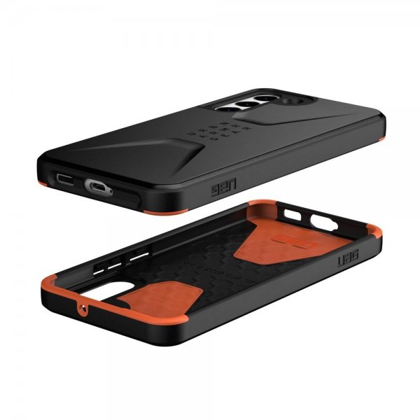 Urban Armor Gear (UAG) Samsung Galaxy S22 Plus Civilian suojakuori, musta