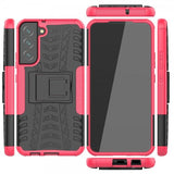 Samsung Galaxy S22 Plus -suojakuori, rengaskuvio, jalustatoiminto, magenta