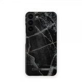 Ideal of Sweden Samsung Galaxy S22 Plus Suojakuori Fashion Case Black Thunder Marble