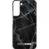 Ideal of Sweden Samsung Galaxy S22 Plus Suojakuori Fashion Case Black Thunder Marble