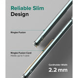 Ringke Samsung Galaxy S22 Plus Suojakuori Fusion Card Clear
