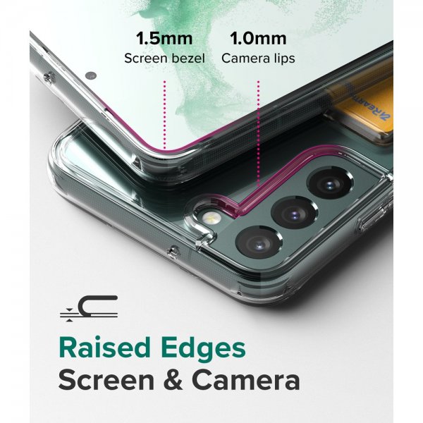 Ringke Samsung Galaxy S22 Plus Suojakuori Fusion Card Clear