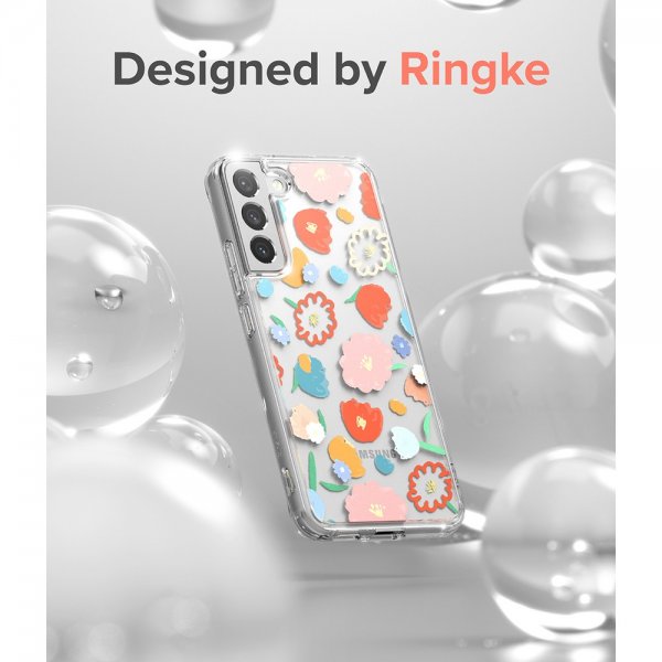 Ringke Samsung Galaxy S22 Plus -suojakuori, Fusion Design Floral
