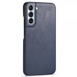 Samsung Galaxy S22 Plus -suojakuori nahkakuviolla, sininen