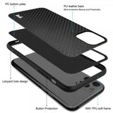 Imak Samsung Galaxy S22 Plus Kuori LX-5 -sarjan hiilikuitutekstuuri Musta