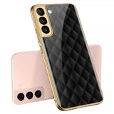 GKK Samsung Galaxy S22 Plus Kuoret, musta ruutukuvio