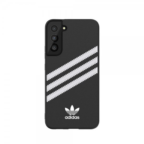 Adidas Samsung Galaxy S22 Plus Suojakuori Moulded Case PU Mustavalkoinen