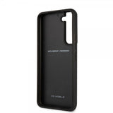 Ferrari Samsung Galaxy S22 Plus Kuori Real Carbon Metal Logo Musta