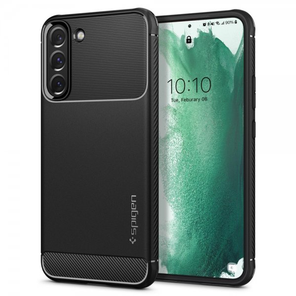 Spigen Samsung Galaxy S22 Plus kuori Rugged Armor Matte Black