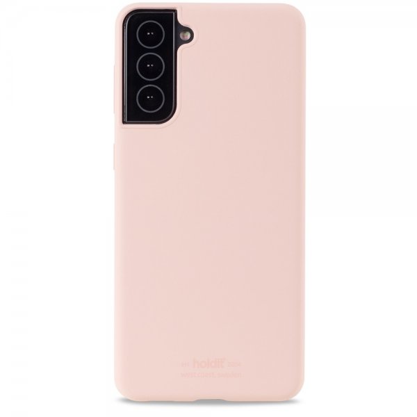 Holdit Samsung Galaxy S22 Plus -silikonikuori, Blush Pink
