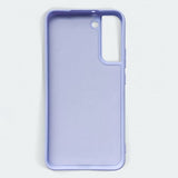 Samsung Galaxy S22 Plus - silikonikuori korttitaskulla, violetti