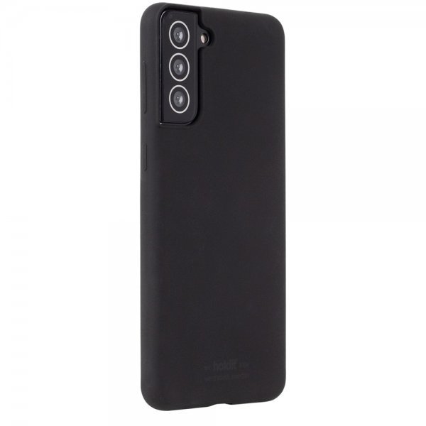 Holdit Samsung Galaxy S22 Plus Kuori Silikoni Musta
