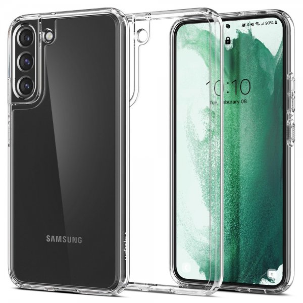 Spigen Samsung Galaxy S22 Plus -suojakuori, Ultra Hybrid, läpinäkyvä