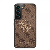 Guess Samsung Galaxy S22 Kuori 4G Logo Ruskea