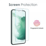Northjo Samsung Galaxy S22 -kuori, jossa näytönsuoja ja kameran suoja 3-in-1
