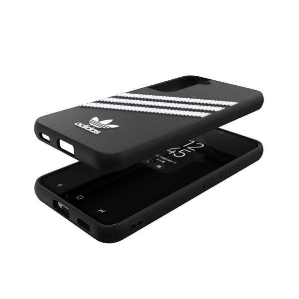 Adidas Samsung Galaxy S22 Kuori Muotoiltu Kotelo PU Musta Valkoinen