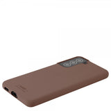 holdit Samsung Galaxy S22 Silikonikuori Tummanruskea