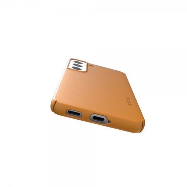 Nudient Samsung Galaxy S22 Kuori Thin Case V3 Saffron Yellow