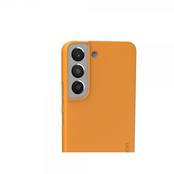 Nudient Samsung Galaxy S22 Kuori Thin Case V3 Saffron Yellow