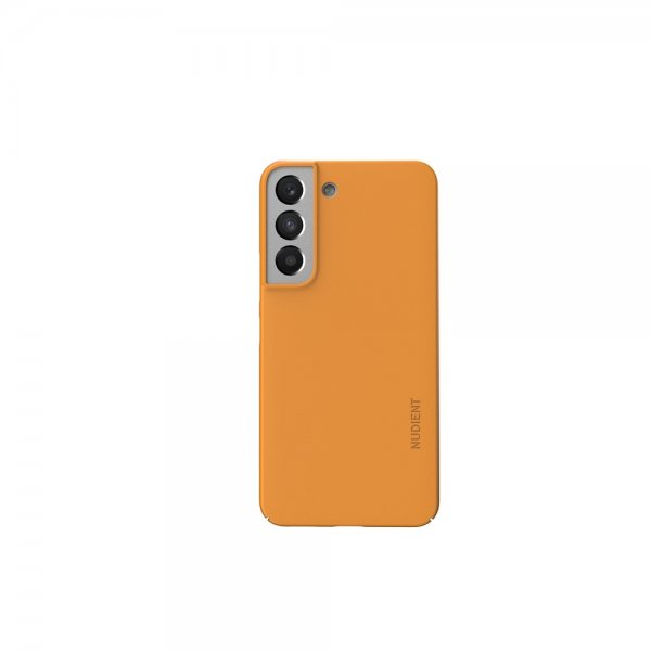Nudient Samsung Galaxy S22 Kuori Thin Case V3 Saffron Yellow