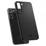 Spigen Samsung Galaxy S22 Thin Fit -suojakuori, musta