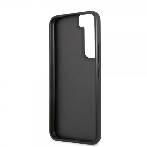 BMW Samsung Galaxy S22 Kuori Triangle Pattern & Tricolor Stripe Musta