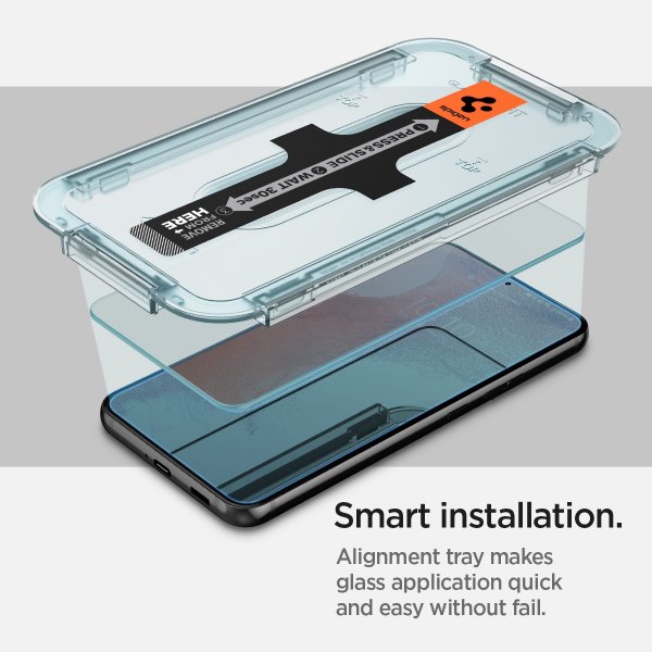Spigen Samsung Galaxy S22 Näytönsuoja GLAS.tR EZ Fit 2-pakkaus