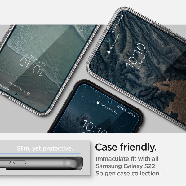Spigen Samsung Galaxy S22 -näytönsuoja Neo Flex 2-pakkaus