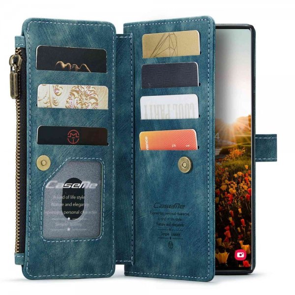 CaseMe Samsung Galaxy S22 Ultra -suojakotelo C30-sarja Petrol