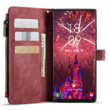 CaseMe Samsung Galaxy S22 Ultra Kotelo C30-sarja Punainen