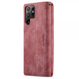 CaseMe Samsung Galaxy S22 Ultra Kotelo C30-sarja Punainen