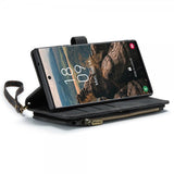 CaseMe Samsung Galaxy S22 Ultra C30 Series musta suojakotelo