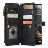CaseMe Samsung Galaxy S22 Ultra C30 Series musta suojakotelo