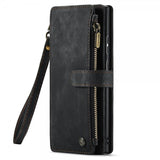 CaseMe Samsung Galaxy S22 Ultra C30 Series musta suojakotelo