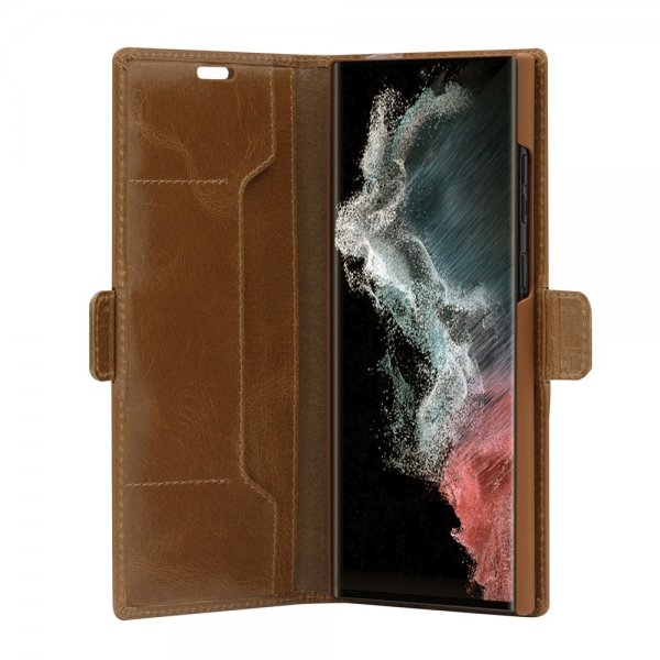 dbramante1928 Samsung Galaxy S22 Ultra Kotelo Copenhagen Slim Tan