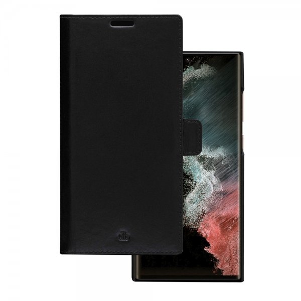 dbramante1928 Samsung Galaxy S22 Ultra Fodral Lynge Irrotettava Kuori Musta