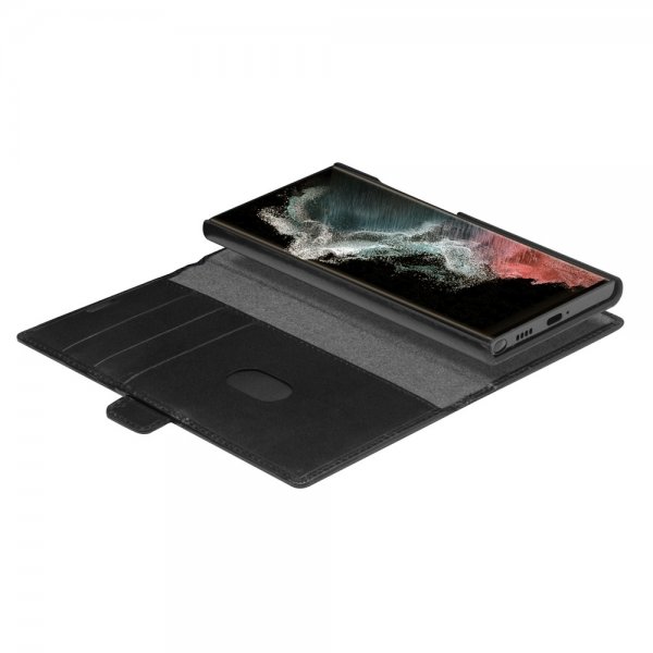 dbramante1928 Samsung Galaxy S22 Ultra Fodral Lynge Irrotettava Kuori Musta