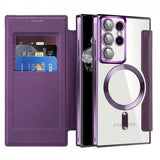 Samsung Galaxy S22 Ultra Kotelo MagSafe Violetti