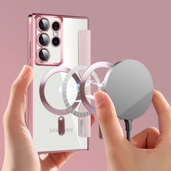 Samsung Galaxy S22 Ultra MagSafe-kotelo, pinkki