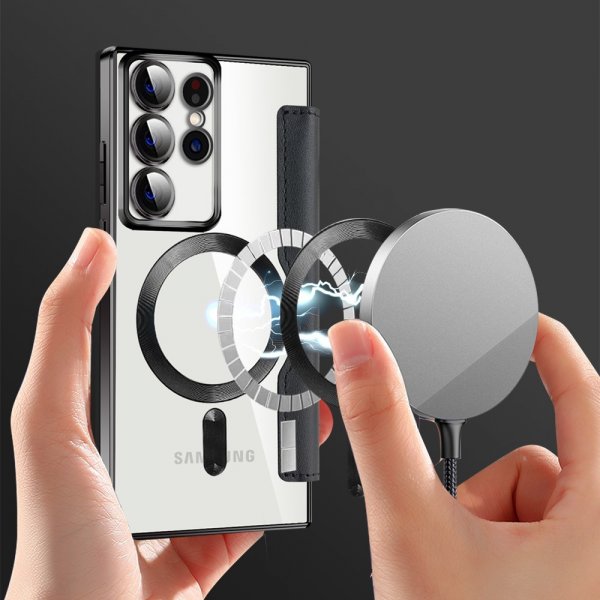 Samsung Galaxy S22 Ultra Kotelo MagSafe Musta