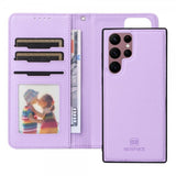Betopnice Samsung Galaxy S22 Ultra Kotelo irrotettavalla kuorella 005 Violetti