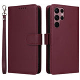 Betopnice Samsung Galaxy S22 Ultra Kotelo irrotettavalla kuorella 005 Punainen