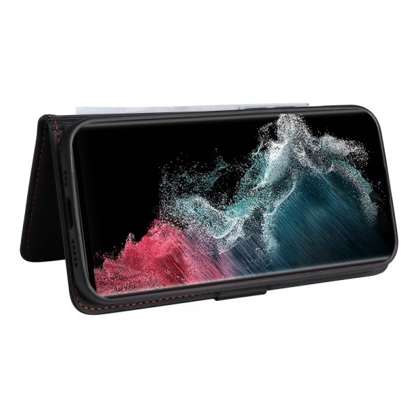 Betopnice Samsung Galaxy S22 Ultra Kotelo irrotettavalla kuorella 005 Musta