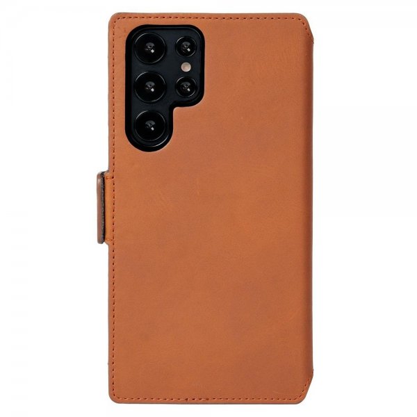 Kavaj Samsung Galaxy S22 Ultra Fodral Phoenix Ruskea