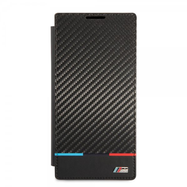 BMW Samsung Galaxy S22 Ultra -suojakuori Tricolor Stripe Carbon Black