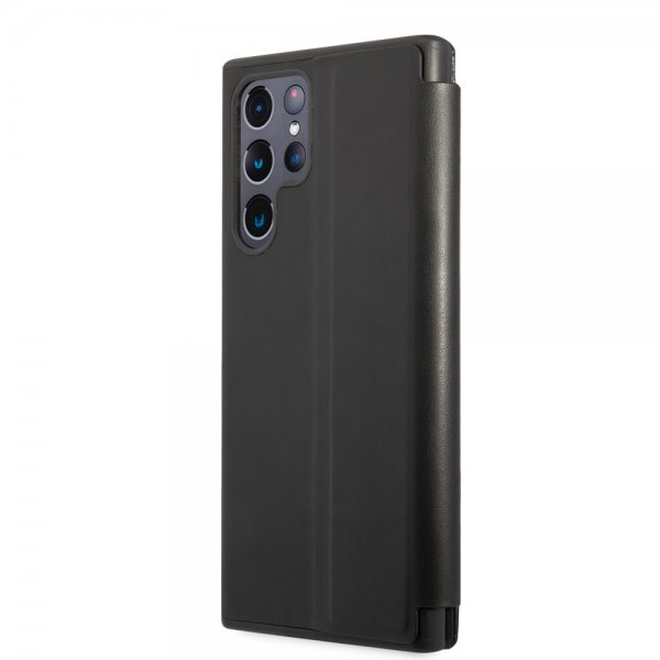 BMW Samsung Galaxy S22 Ultra -suojakuori Tricolor Stripe Carbon Black