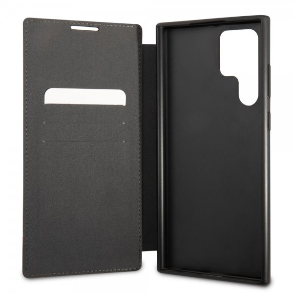 BMW Samsung Galaxy S22 Ultra -suojakuori Tricolor Stripe Carbon Black