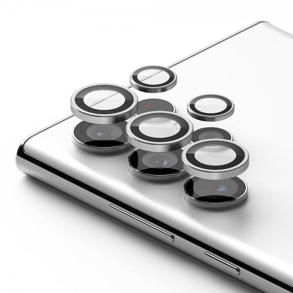 Ringke Samsung Galaxy S22 Ultra Kameranssuojaus Kehys Linssi Hopea